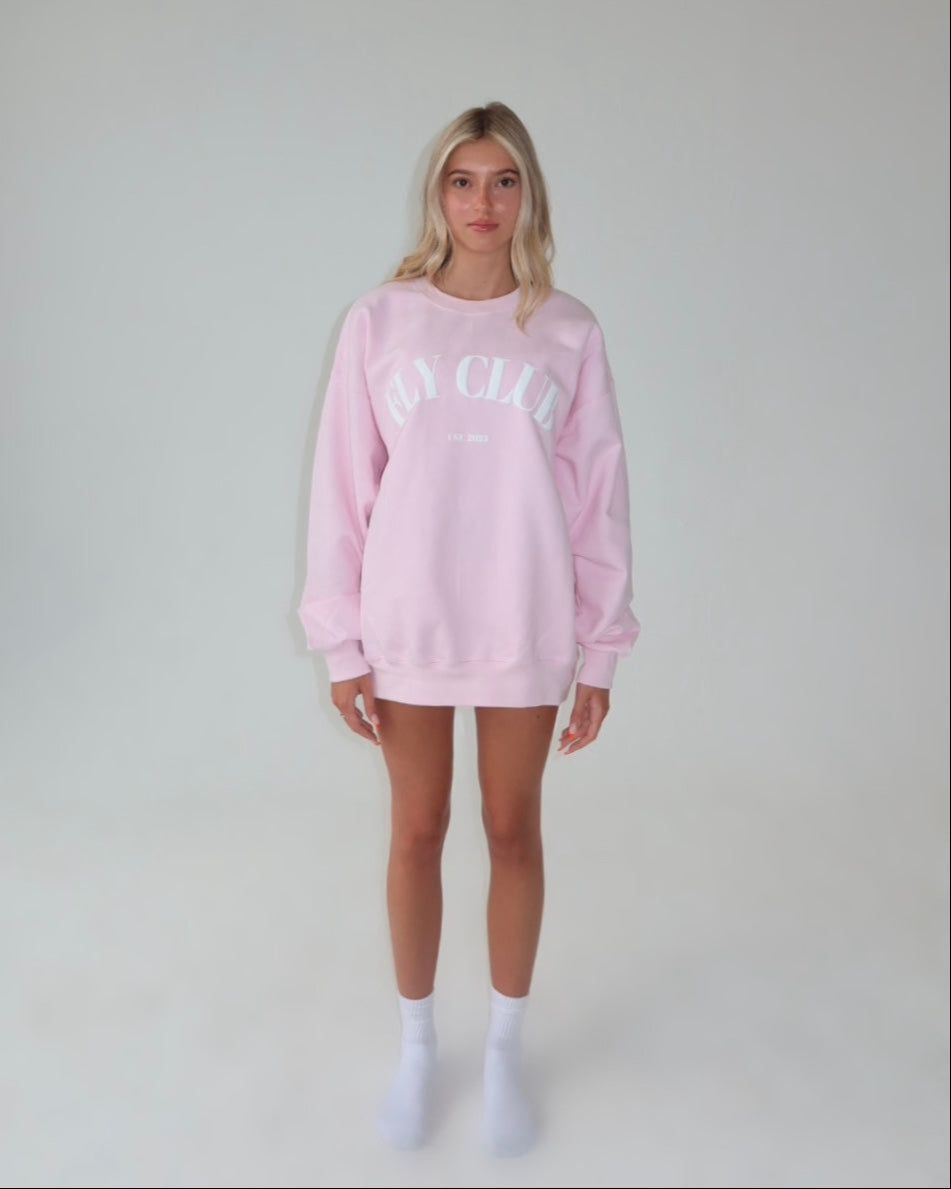 The OG Crew Bubble Gum Pink/White