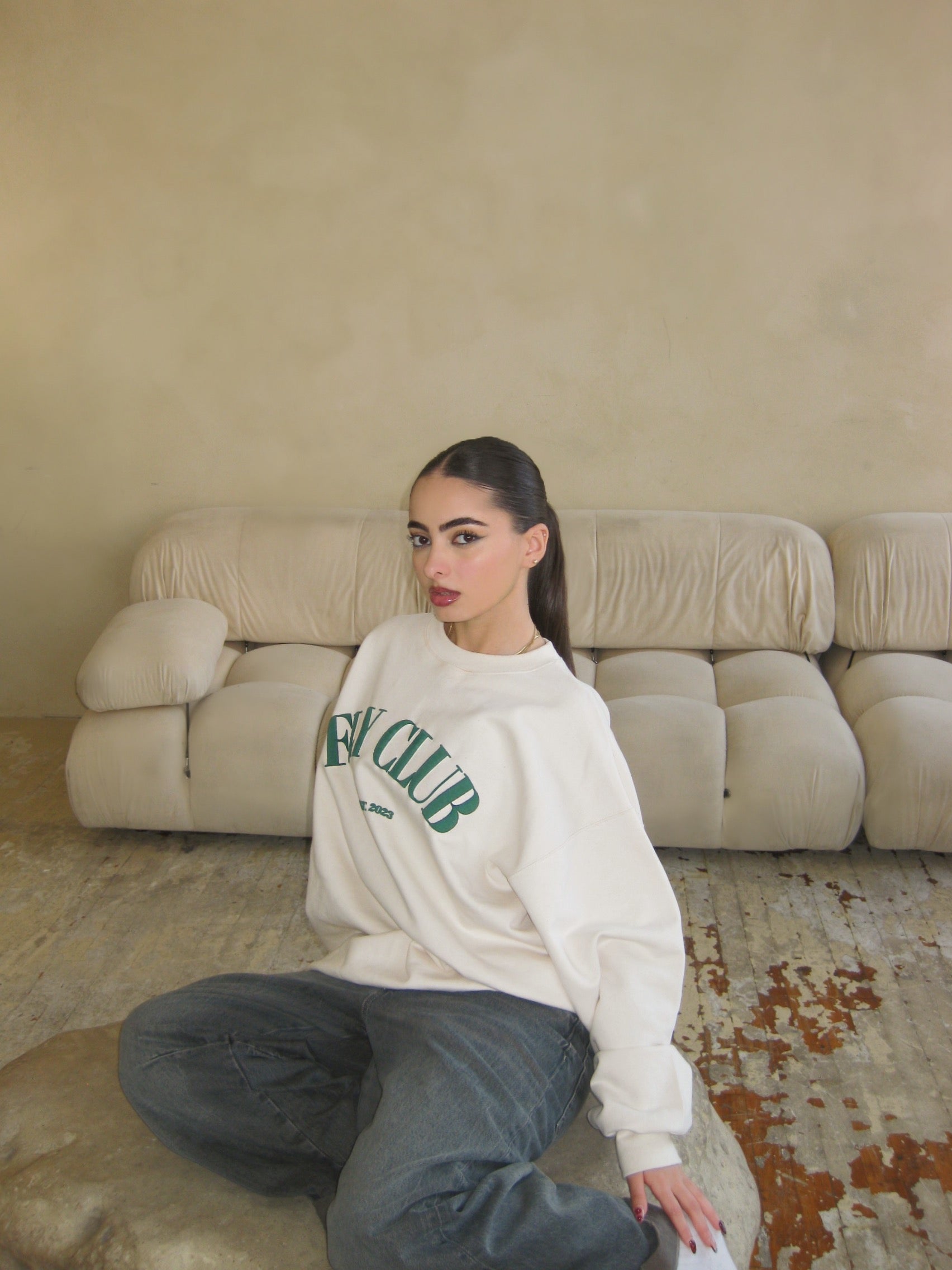 The OG Crew Cream/Green