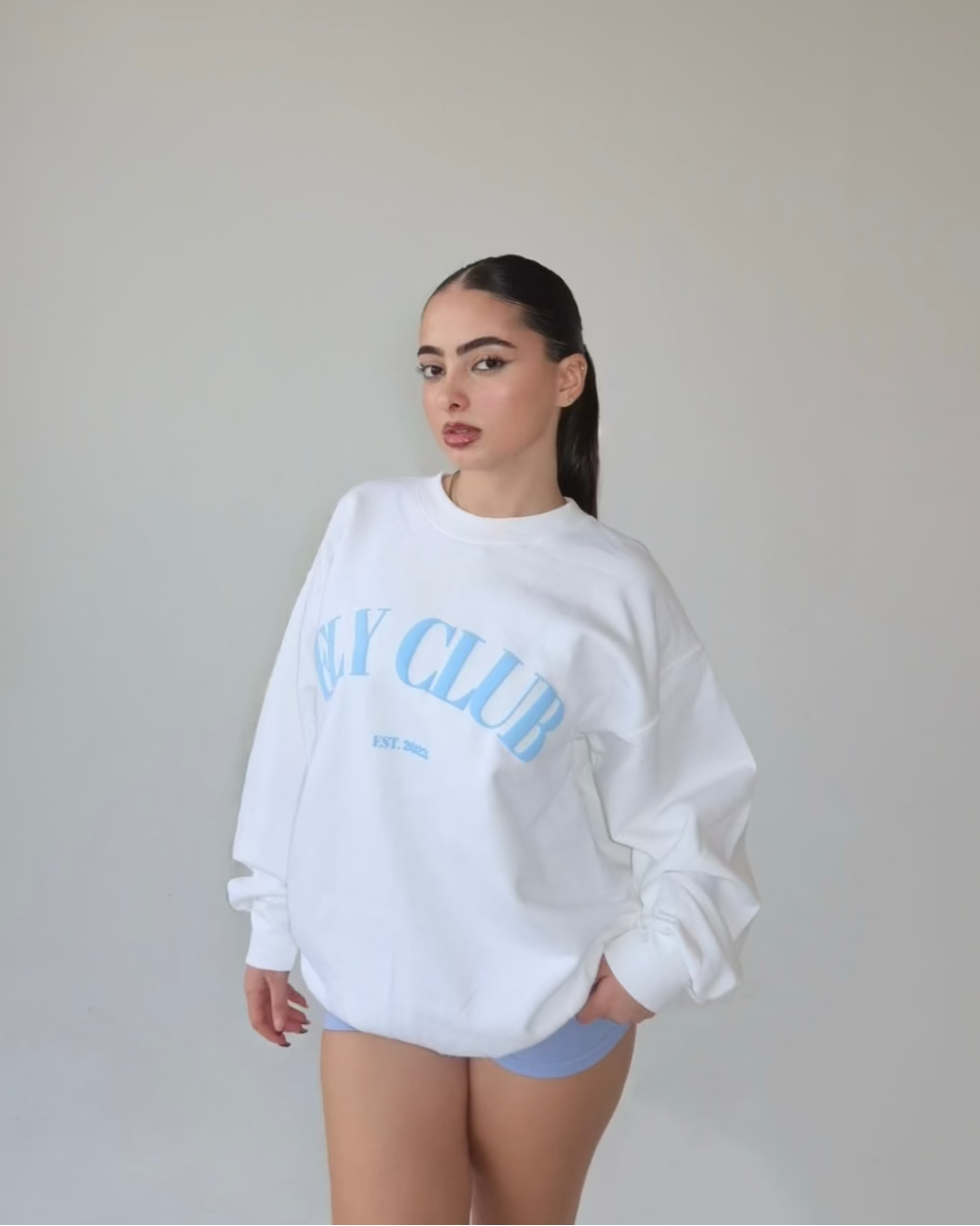 The OG Crew White/Carolina Blue