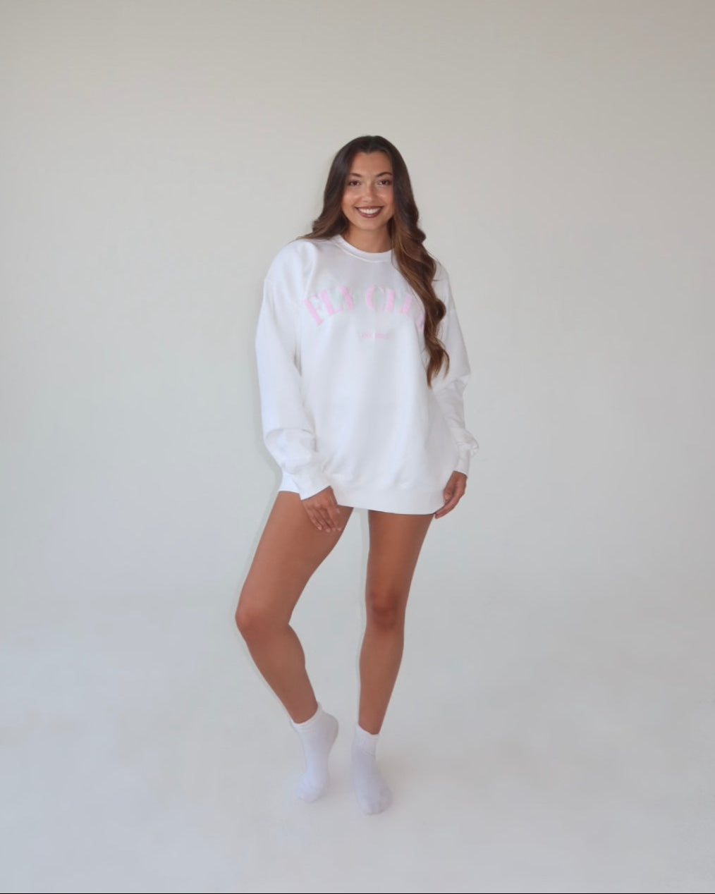 The OG Crew White/Pale Pink